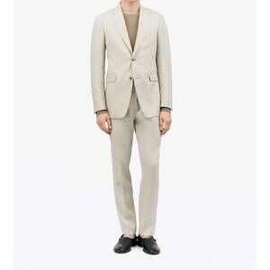 NEW TIGER OF SWEDEN tenutas linen trousers in dawn misty